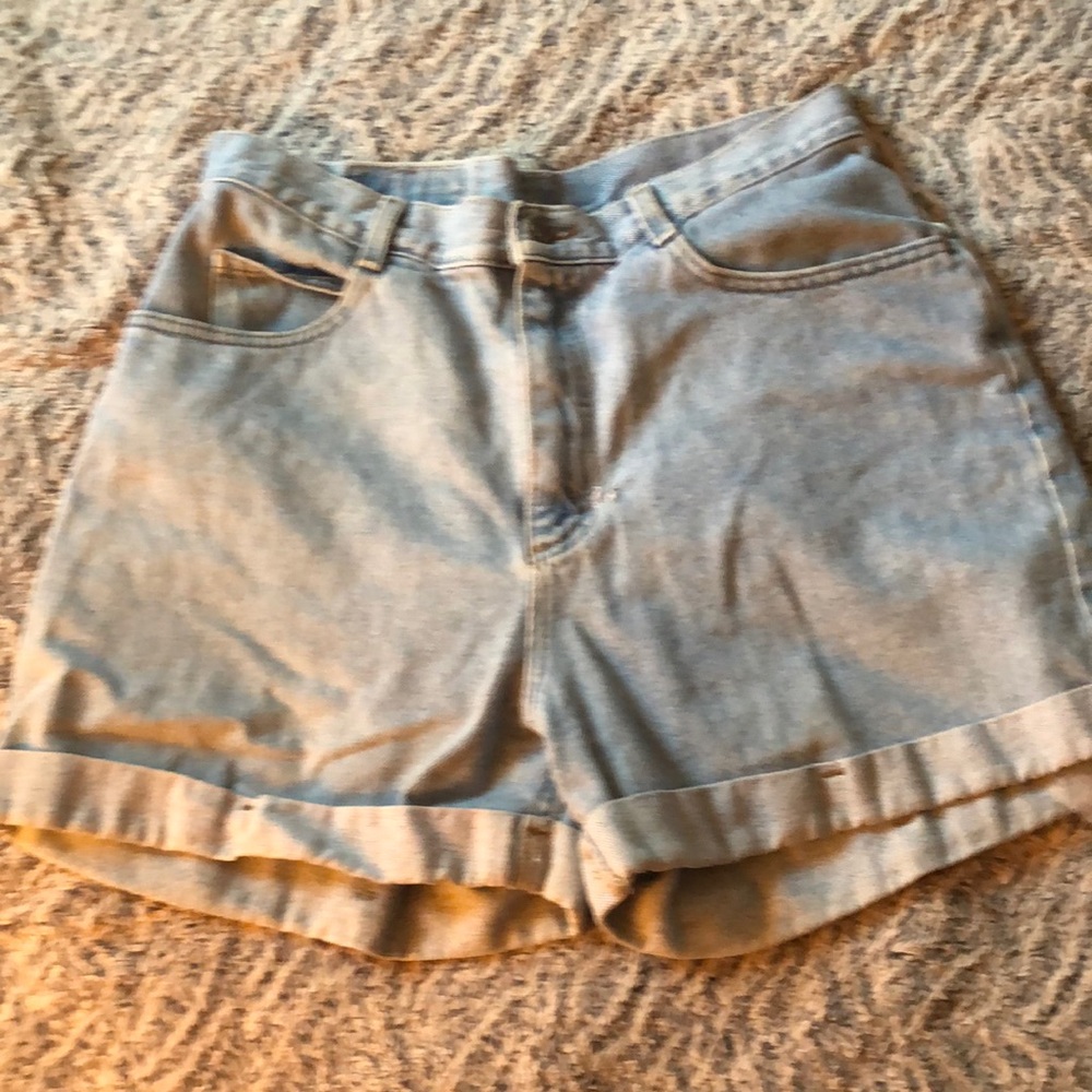 Riders Denim Blue Jean Shorts 14 Medium